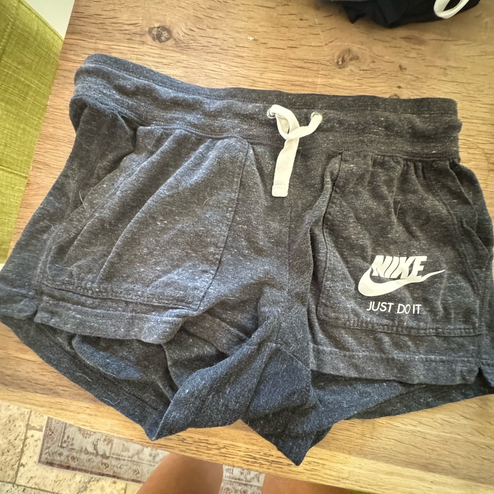 Nike Women's Charcoal Athletic Shorts